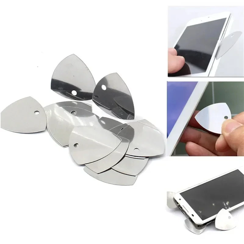 10/20/50PCS Metal Phone Opening Tools Metal Guitar Picks Pry Opener for iPhone iPad Tablet PC Disassemble Repair Tool Kit