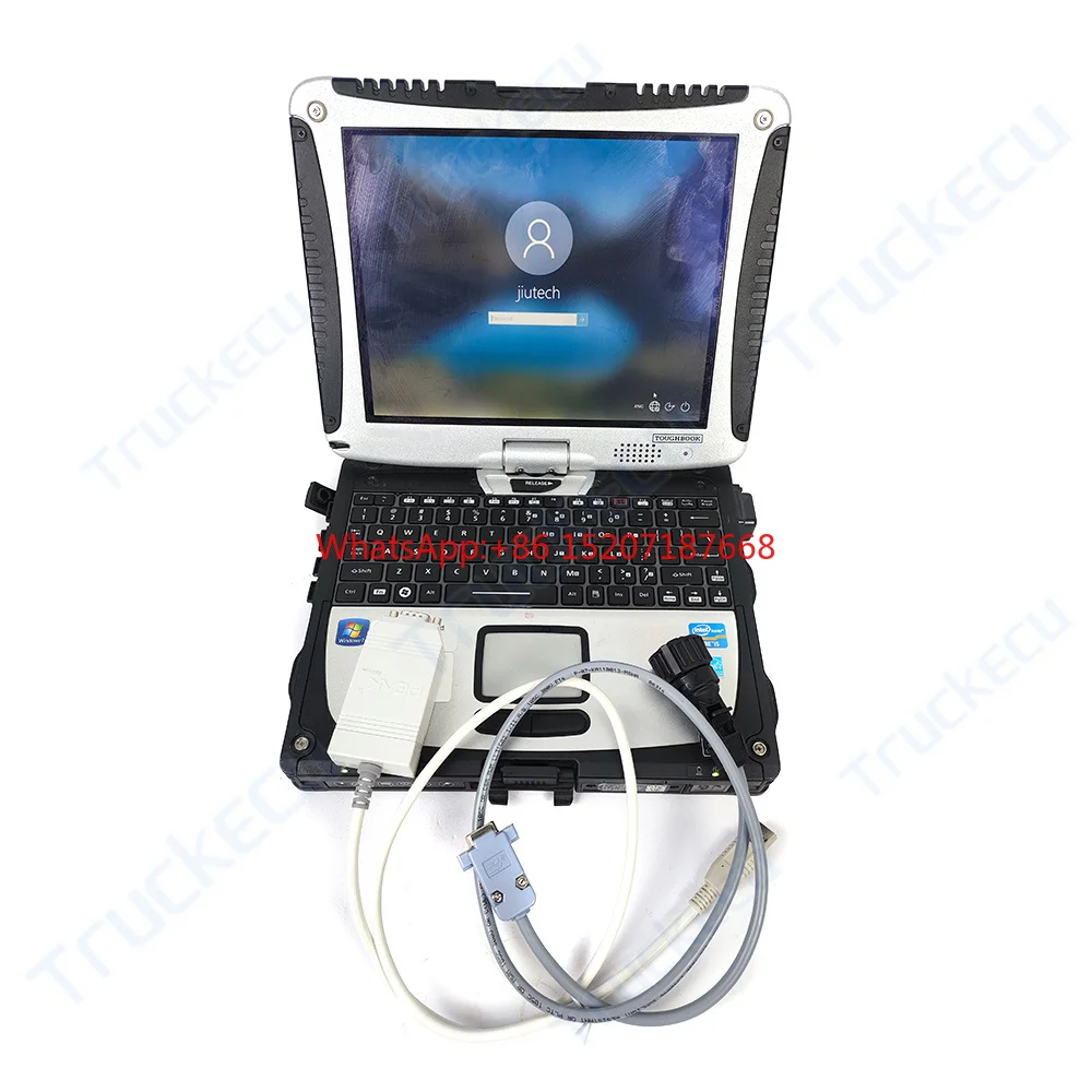 CF19 Laptop+For Crown & Linde VNA Series Forklift Truck RCAN-USB Resource Tool for Still for Mitsubishi Diagnostic Tool