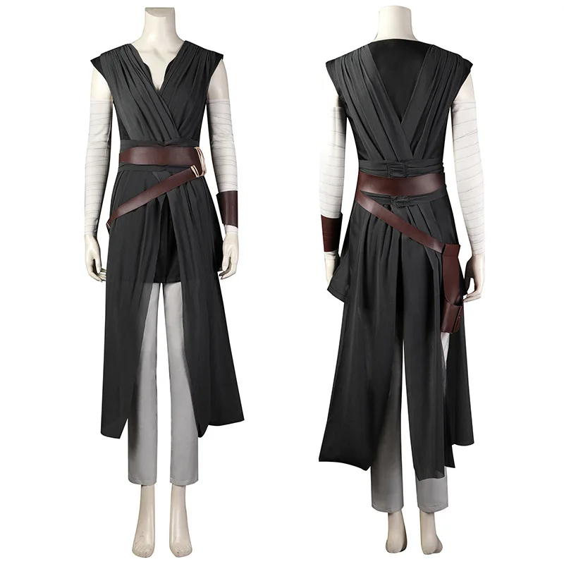 

The Rise of Skywalker Rey Cosplay Costume Movie Character Uniform Set Comic Con Performance Halloween Carnival Costumes
