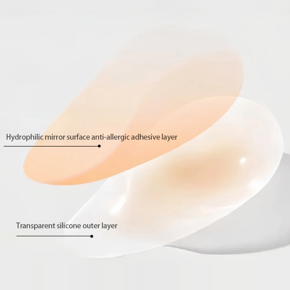 Ultra Thin Seamless Self Adhesive Silicone Nipple Covers Invisible Breast Pasty Lifting Pads For Swimwear Underwear