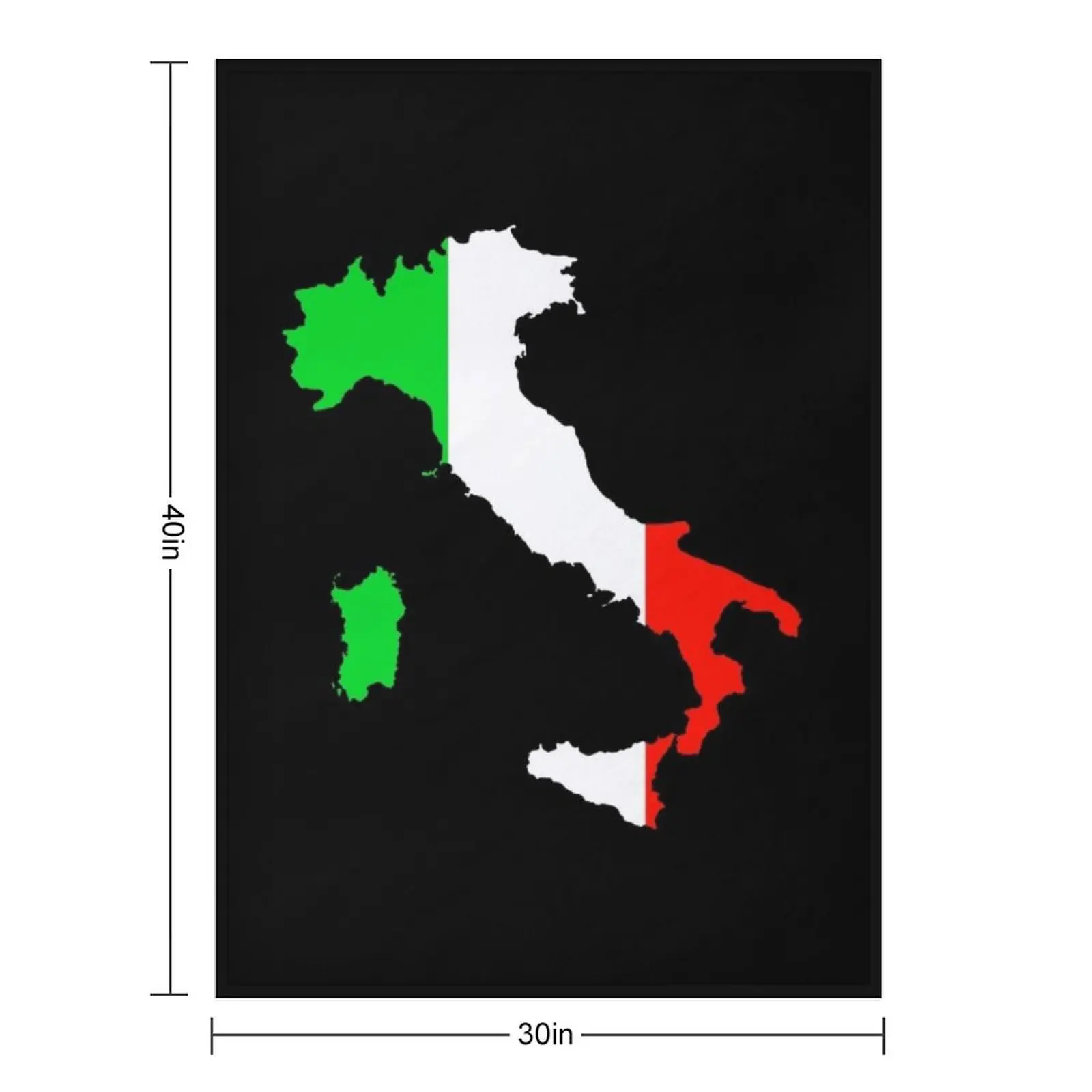 Flag of Italy and Map of Italy Throw Blanket Baby Thermals For Travel Luxury Throw Giant Sofa for winter Blankets