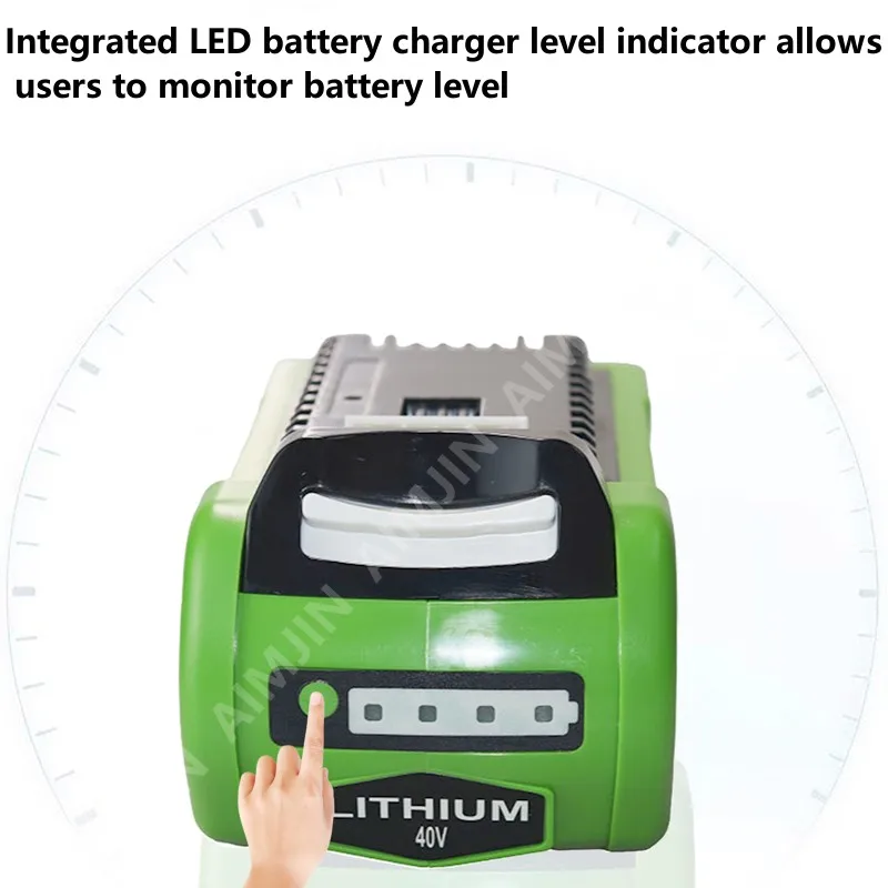 Replacement 40V 3.0/4.0/5.0Ah Li-ion Rechargeable Battery For GreEnworks 29462 29472 29282G-Max Gmax LawnmoWer Power Tools