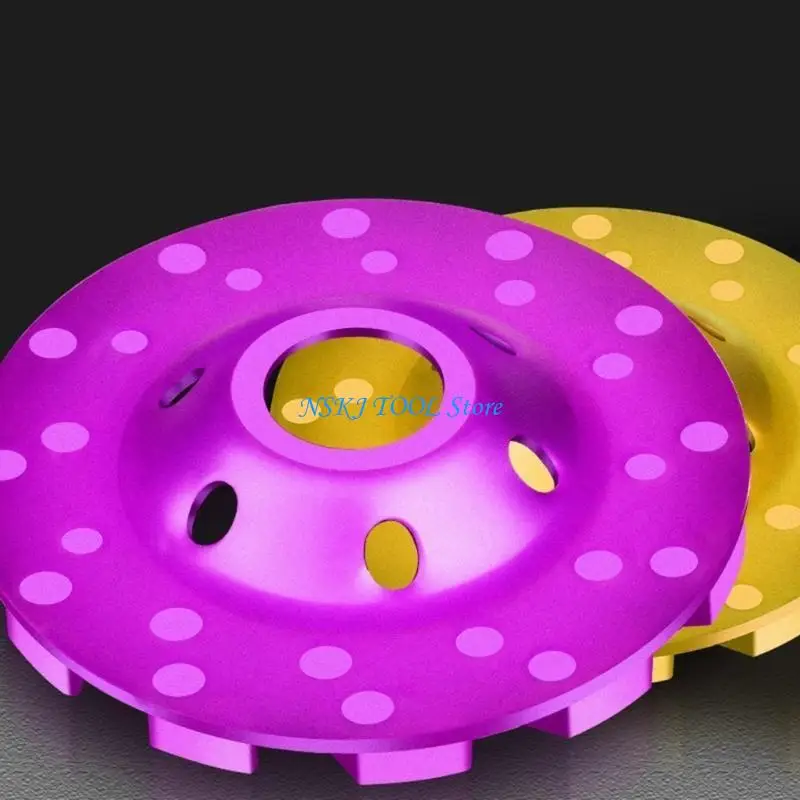 

L8RC Деревянный диск колеса диска в форме шлифовальной чашки для шлифования колес колеса для шлифования бетонной каменной громко