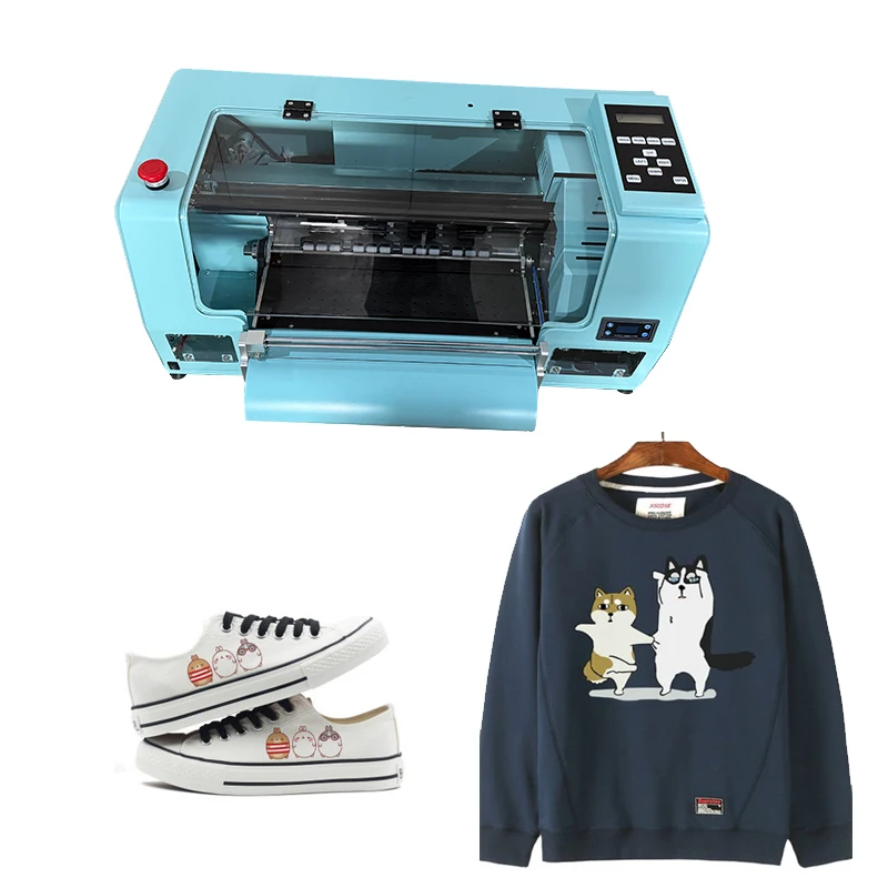 Large Format Cheapest Clothes Printing Machine Enjoy DIY Printing Xp600/I1600 Double Printheads DTF Printer A3 Size Wholesale