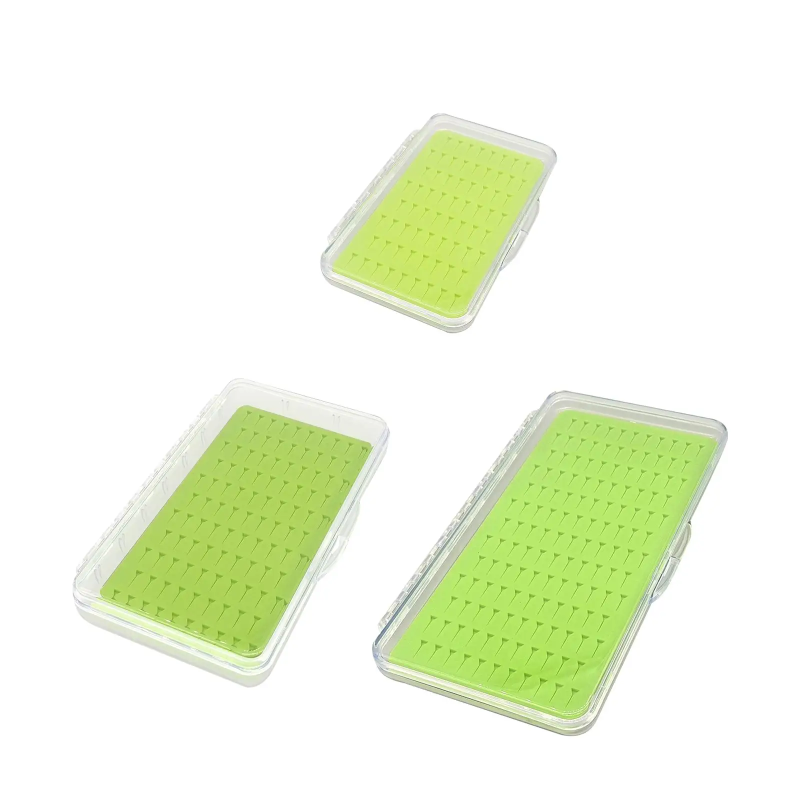 

Fly Fishing Box Clear Portable Fishing Flies Storage Box Fishing Baits Box