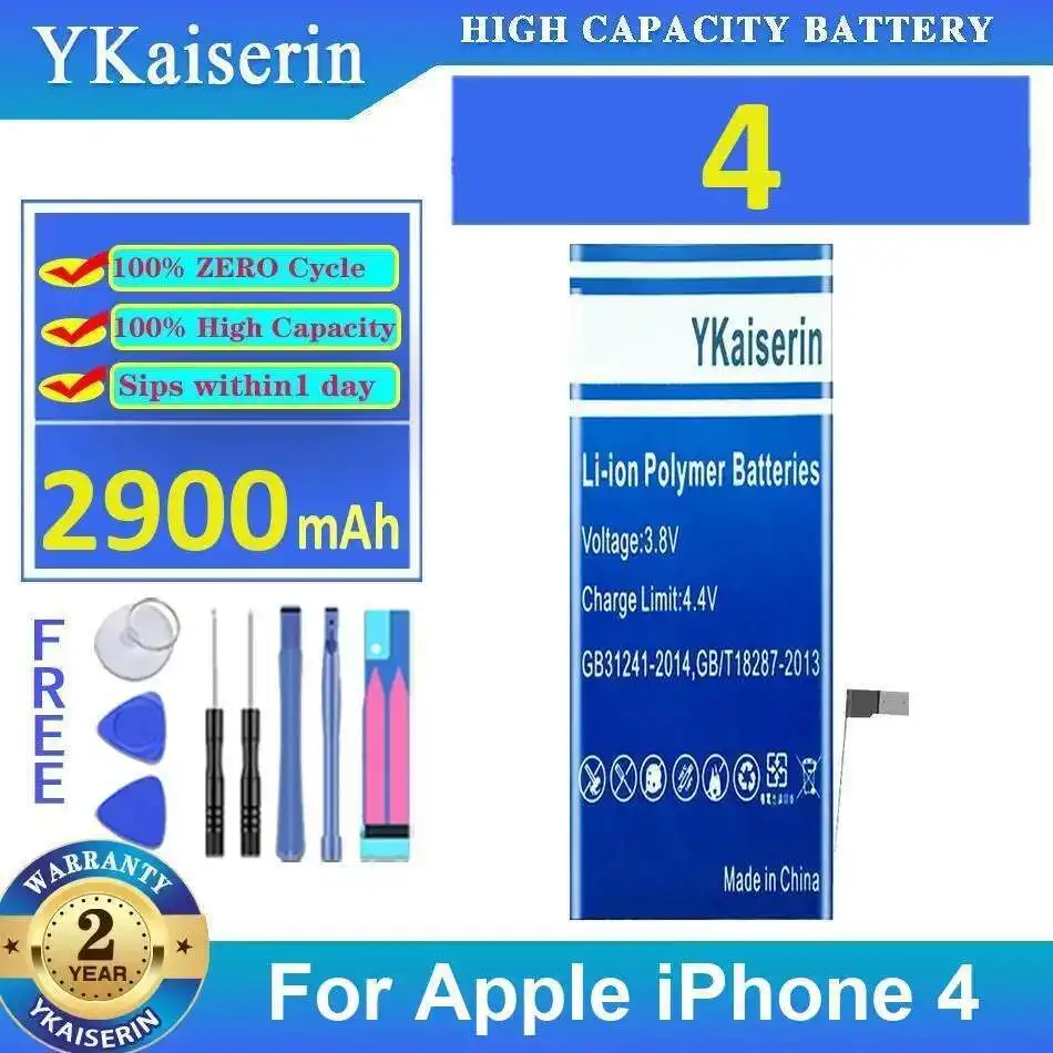 

Reliable Power Mobile Phone Battery For Apple Iphone 4 2900 Mah High Compatibility