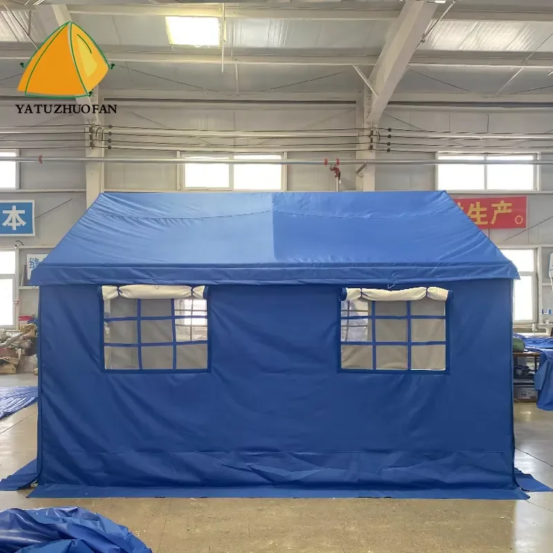 

Customized Portable Big Outdoor Camping Frame Waterproof Camouflage Tactical Tent China Earthquake Tents
