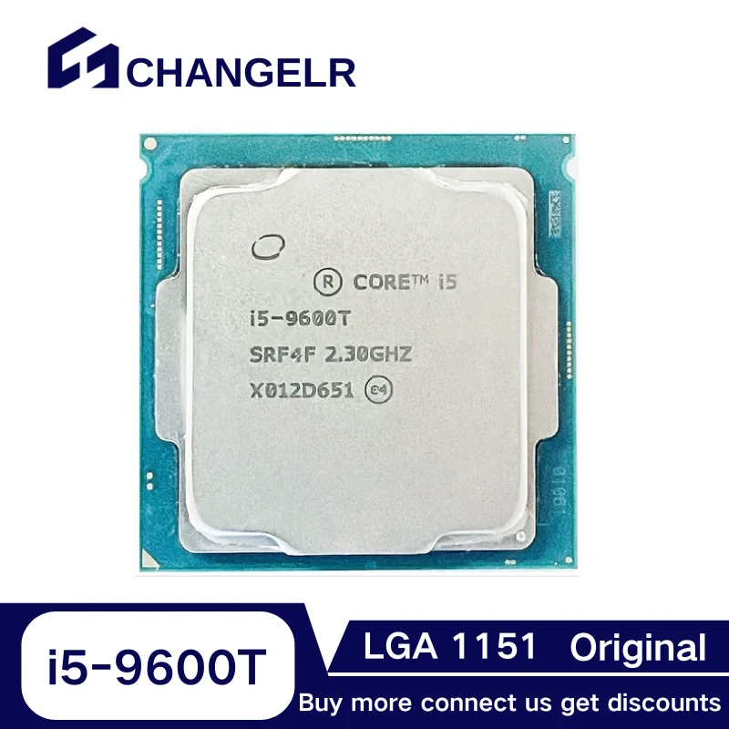 

Процессор Core i5-9600T SRF4F 6 ядер 6 потоков LGA1151 ЦП 14 нм 3,9 ГГц 9 Мб L3 Настольный i5 9600T LGA1151