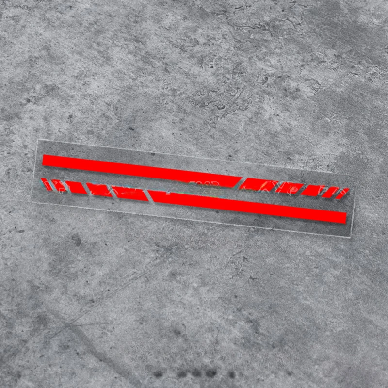 ملصقات شريطية رياضية شارات فينيل مقاومة للماء لخوذة خزان الوقود للدراجات النارية ومرآة الرؤية الخلفية للسيارة