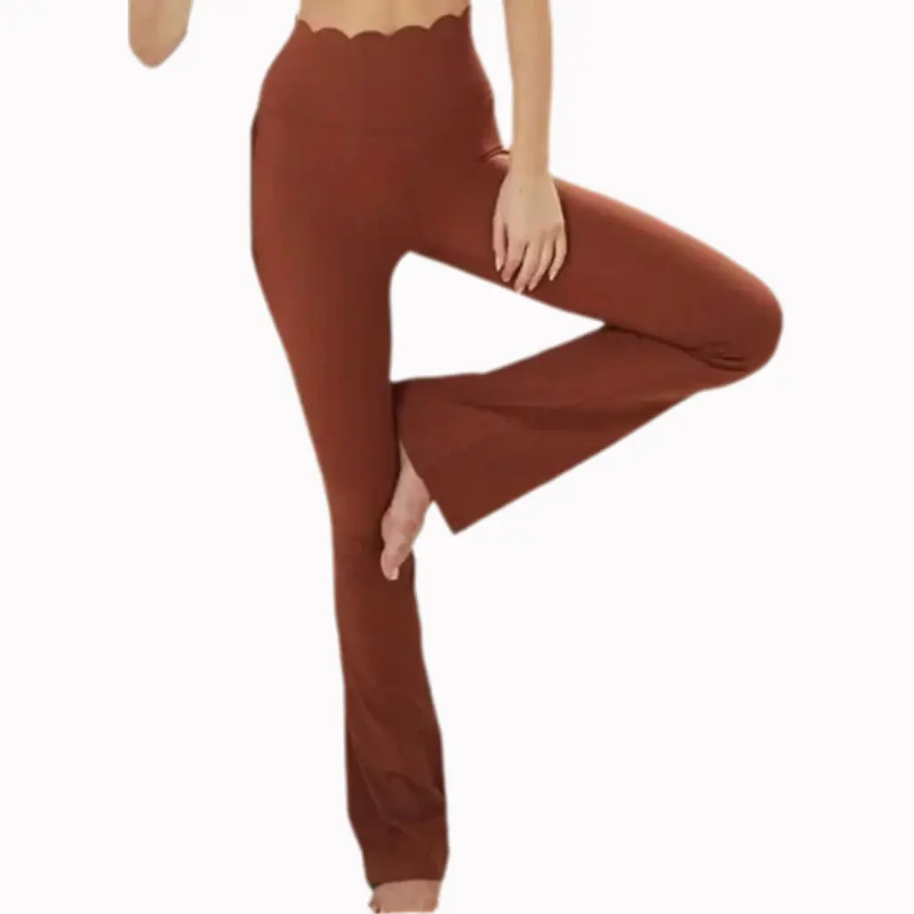 

FUBEIKE Fashion Women's Sports Leggings Push Up Fitness Clothing Seamless Nude Feel Exercise Workout Pants Running Sportswear