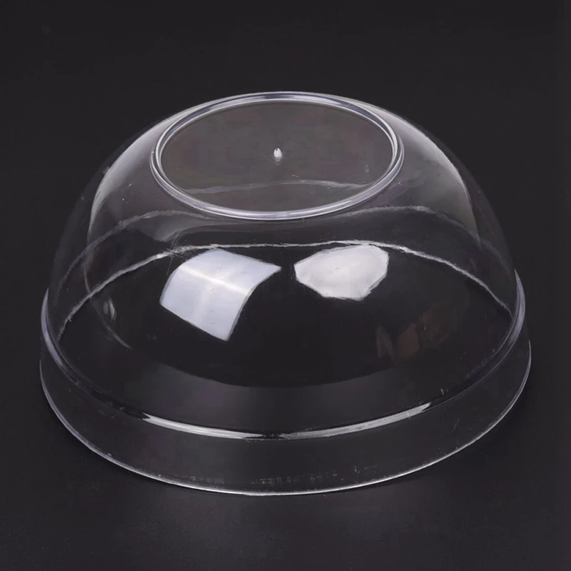 حامل خلاط وعاء قناع بلاستيكي شفاف للوجه مقاس 9 سم × 4.5 سم للنساء 12 قطعة