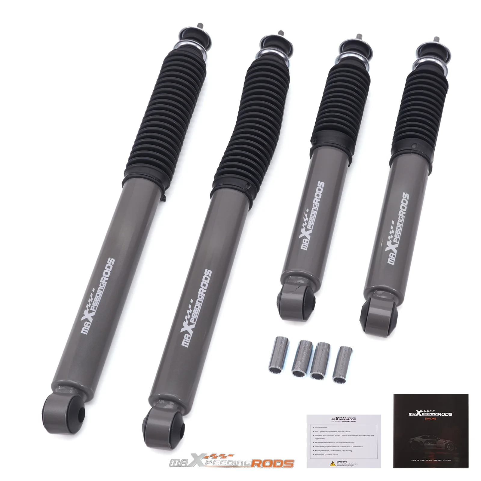 Drop Shocks Set for Ford F100 F150 2WD 1965-1979 Front Rear 3/6 Inch