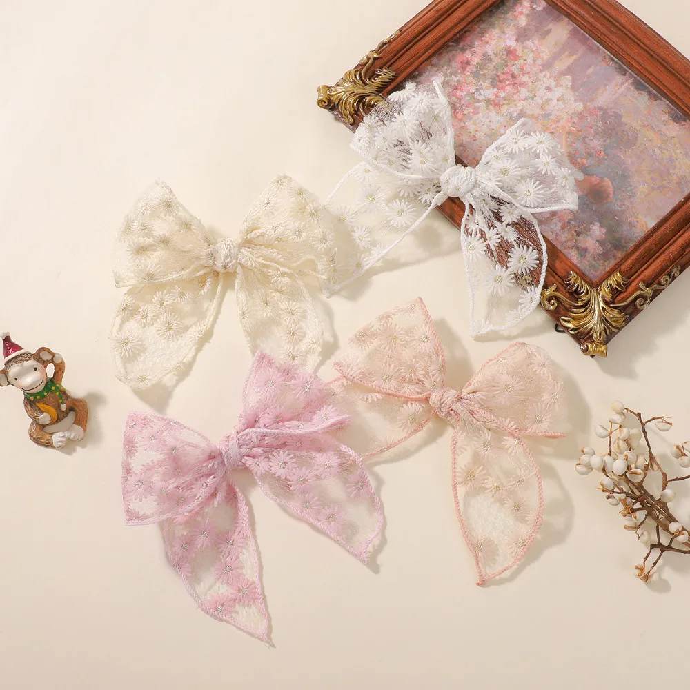 4 قطعة/المجموعة جميل الدانتيل مطاطا العصابات الشعر Bowknot للنساء الفتيات شريط مطاطي الشعر الحبال ذيل حصان حامل طفل إكسسوارات الشعر