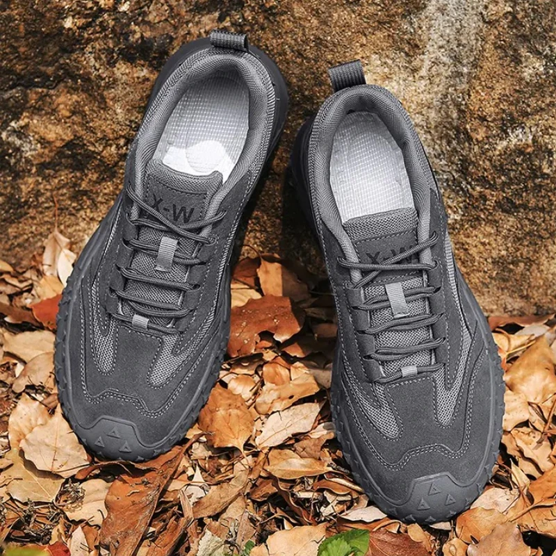 Alta qualidade tênis de corrida 2025 ao ar livre casual antiderrapante caminhadas sapatos solas grossas confortáveis respirável luz sapatos de treinamento