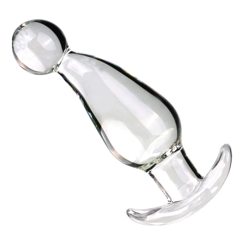 TleMeny Transparent Anchor Glass Anal plug For Women Butt Plugs Penis Anus Dildo Adult Masturbation Adult Gay Sex Toy Lover Gift