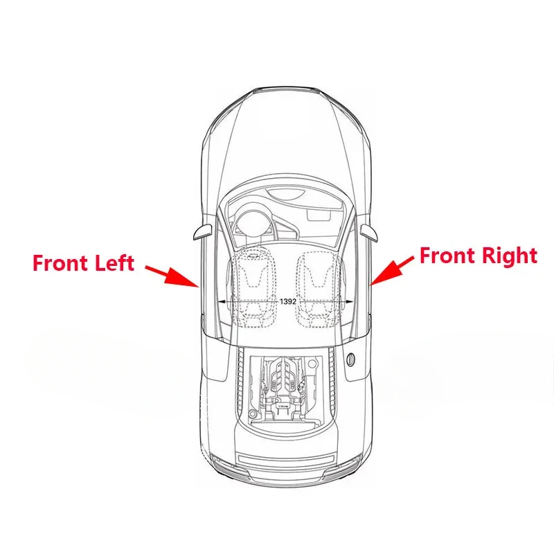 Car Front Door Check Strap Hinge Stopper Limiter For Subaru Forester SJ 2013-2018