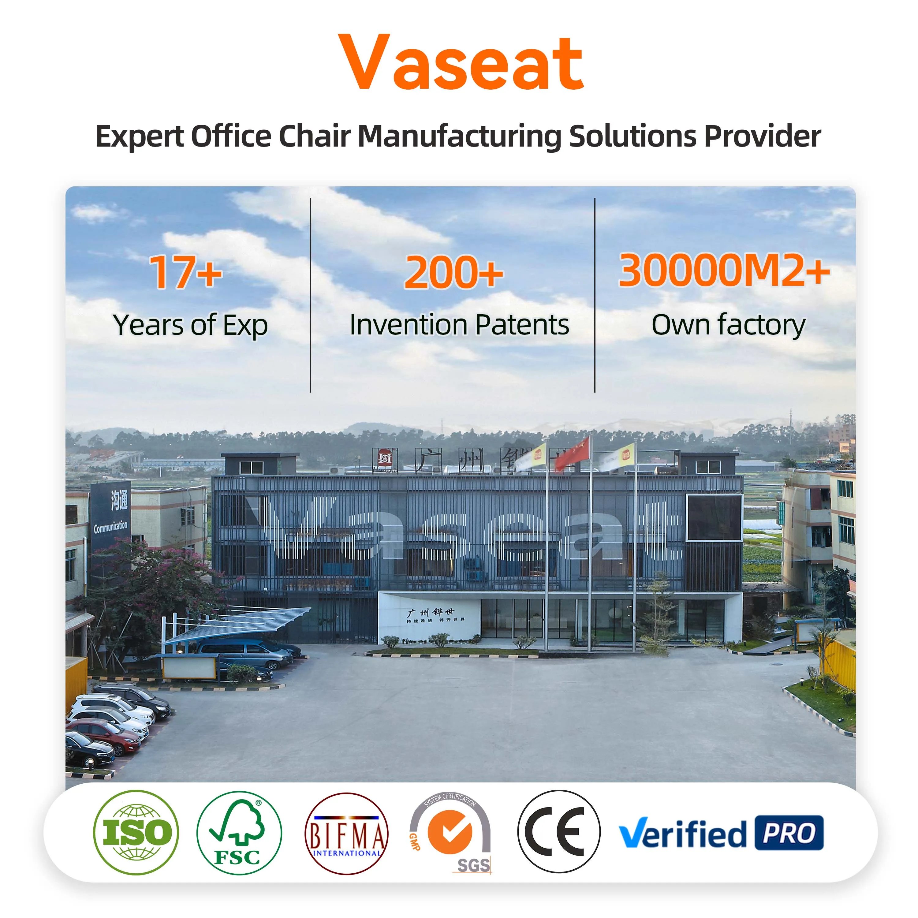 Kursi Kantor Ergonomis ForFor S2-GM, Furnitur Eksekutif Rumah yang Nyaman, Desain Putar Berbahan Jaring dan Kain Tangga