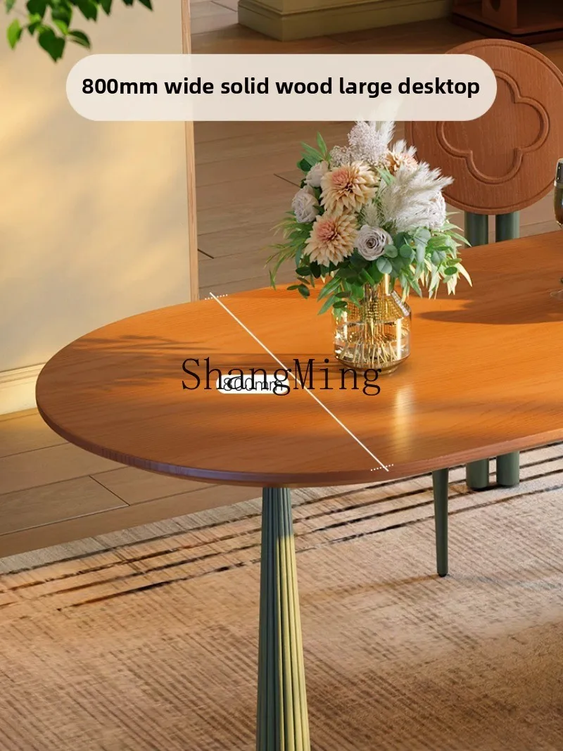 ZYY table à manger d'îlot en bois massif haut de gamme intégré ménage rétractable salon table à thé domestique