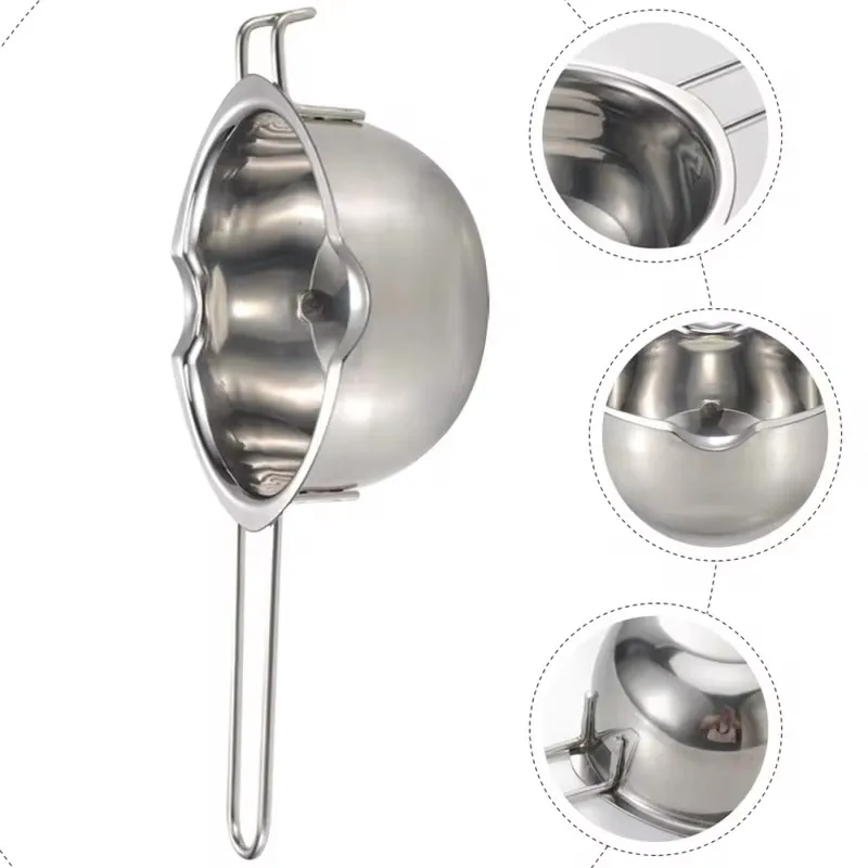 Stainless Steel Candle Wax Melting Boiler Pot with Heat Resistant Handle for Melting Chocolate Candy and Candle Making Supplies image 6