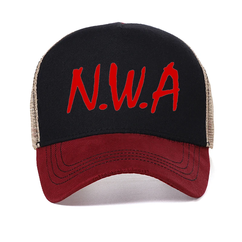 Newest N.W.A Letter dad hat Men Women Baseball Cap NWA Cap Hat Compton Niggaz Hip Hop Hats Fashion Mesh Trucker hats