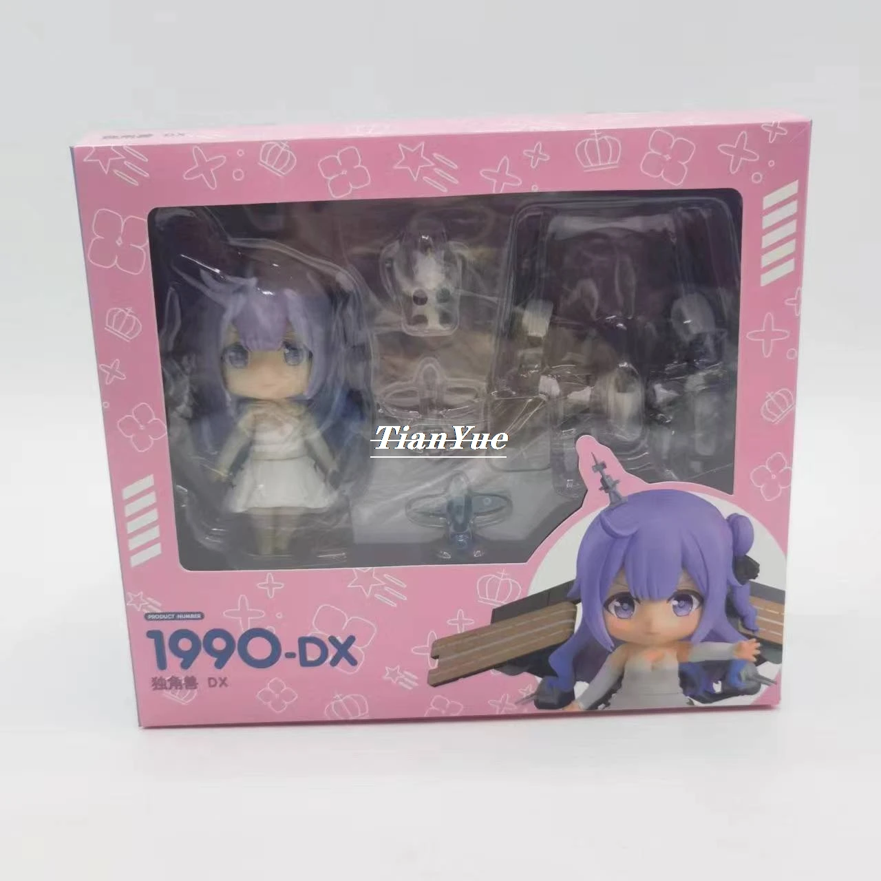 Anime Azur Lane 1990-DX  Unicorn Beautiful Girls Model Toys Gift 10cm