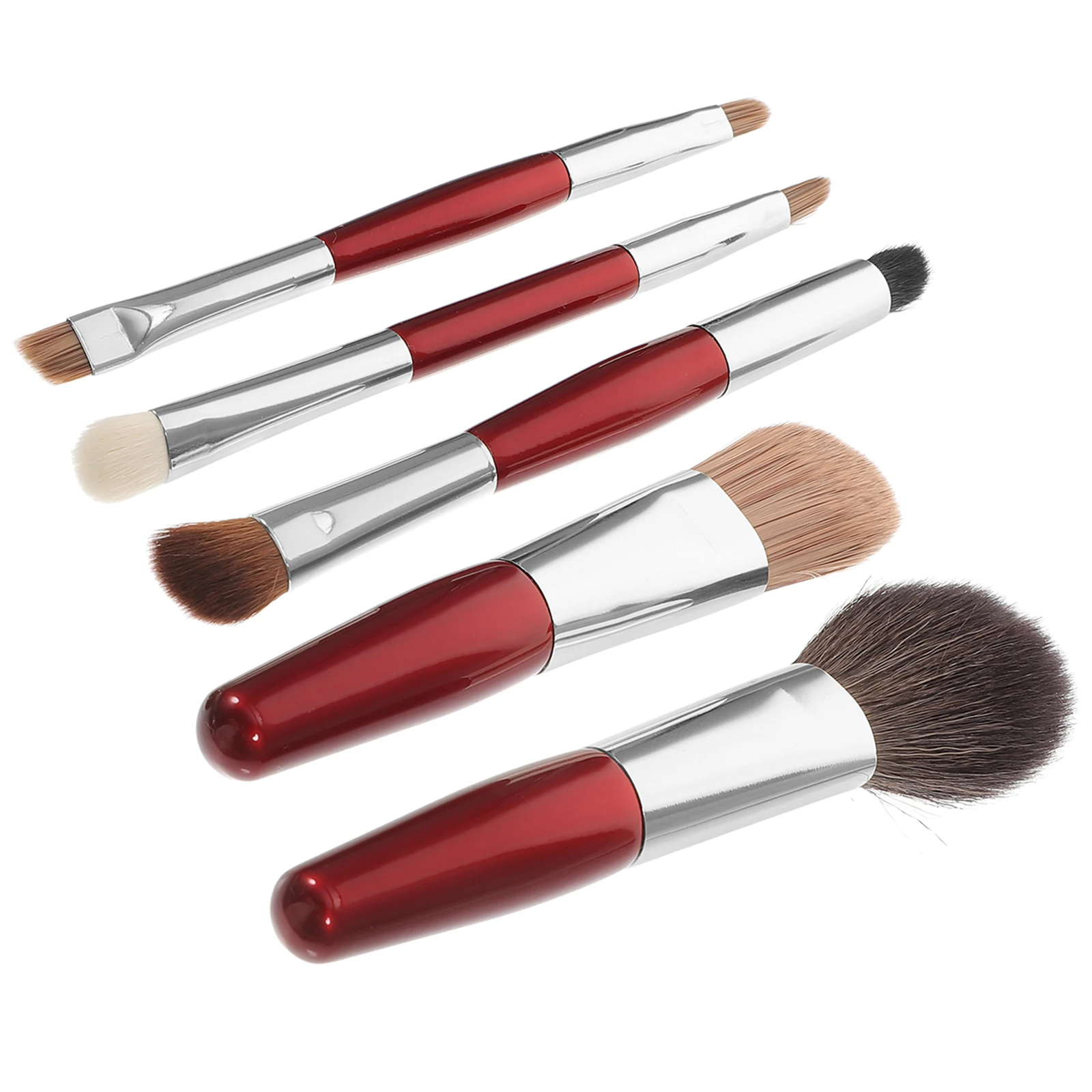 

Mini Brush Set Portable Makeup Eye Brushes Tools Eyeshadow Kit Women Travel Face Cosmetics Compact Lightweight Practical Durable