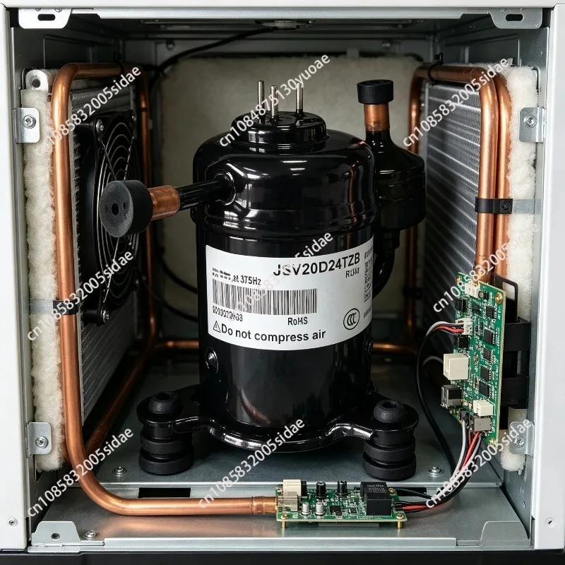 JSV14D13TZB DC Refrigeration Compressor Low Power Mini Cooling Compressor for Car Fridge Air Conditioner