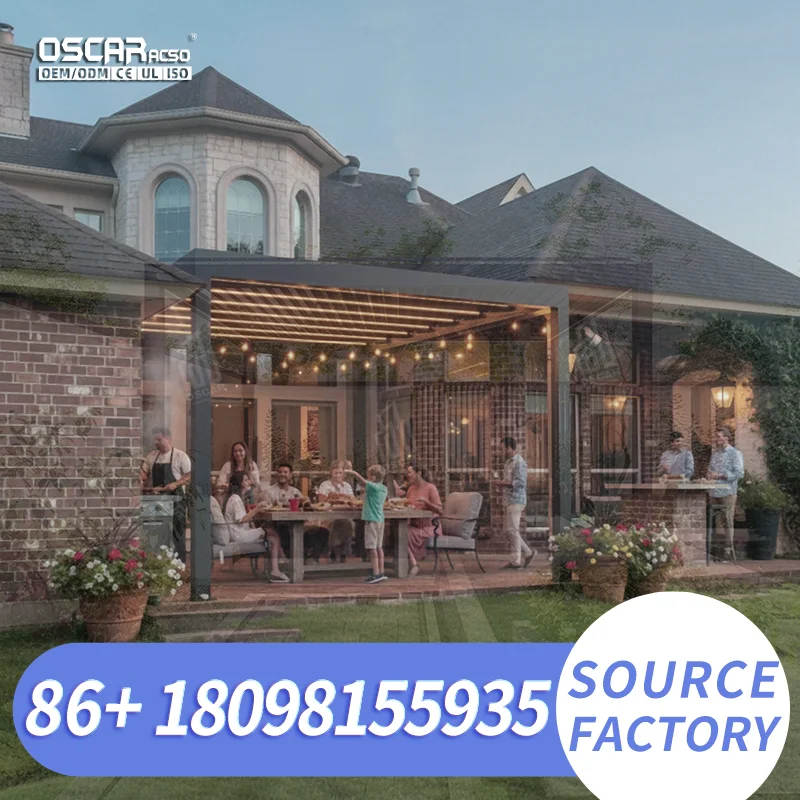 Australia AS2047 Thermal Break Stacker Horizontal Double Glass Patio Sliding Doors for Exterior Balcony Outdoor Veranda pergola