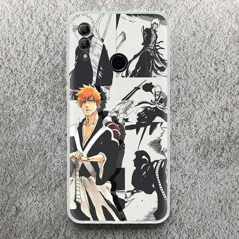 Ichigo Kenpachi Bleach Anime Print Soft Case for Huawei Honor 10 9 9X 8A 8X 8S Y5 Y6 Y7 Y9S Phone Shell 20 Lite P Smart Z 50 Pat