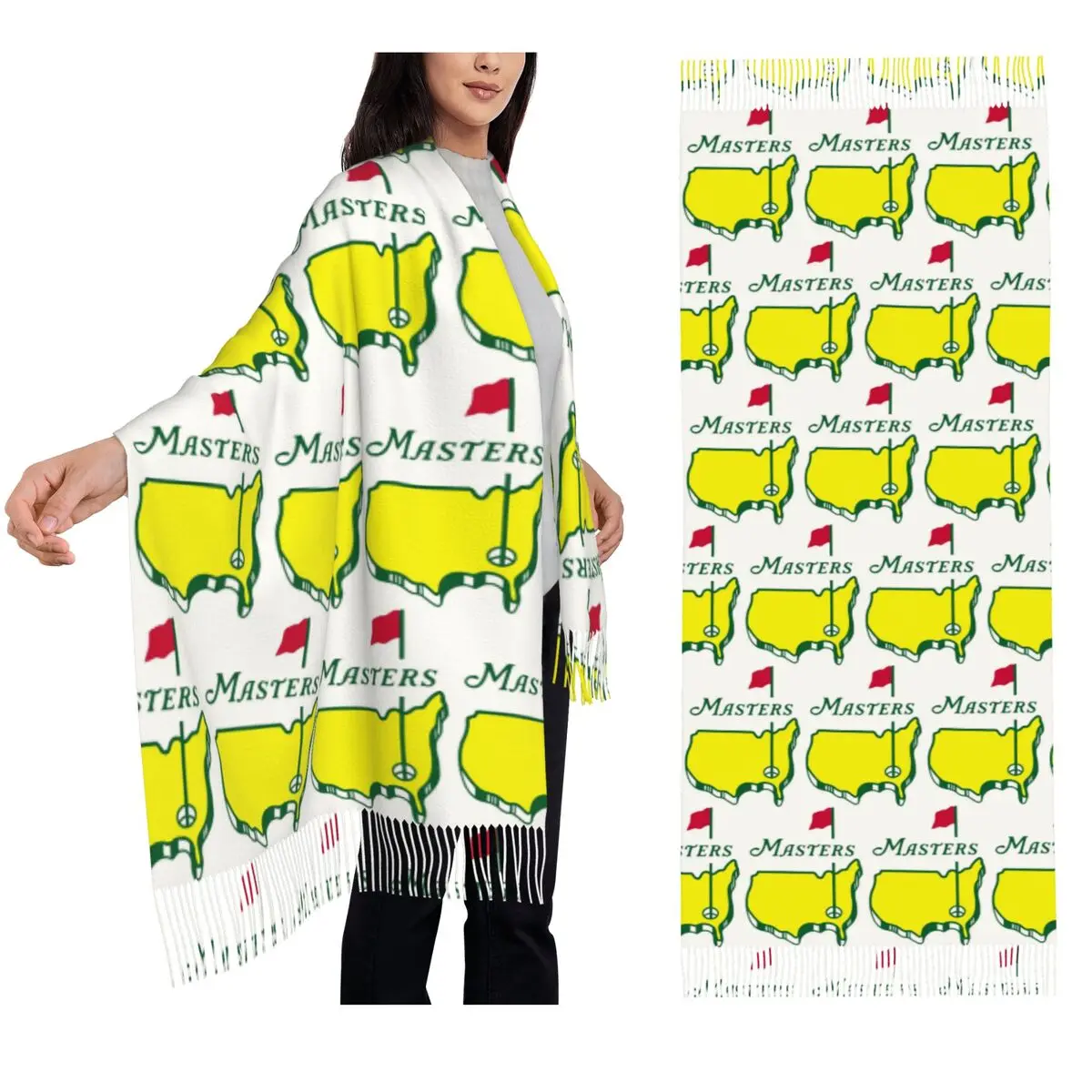 

Masters - The Masters 2022 - Augusta National - Au Scarf Tassel Scarves for Women Shawls and Wraps Long Fall Winter Shawl Wrap