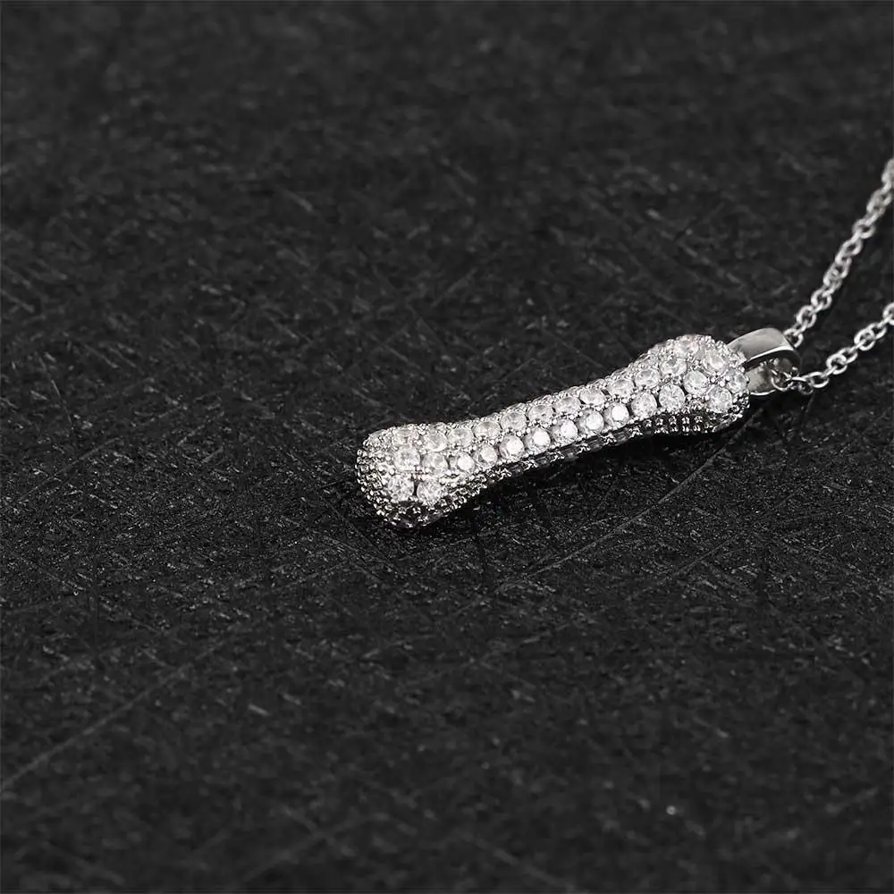 شخصية الماس النحاس الذكور الرياح الباردة نمط الكورية نمط قلادة الأزياء والمجوهرات النساء قلادة العظام سلسلة الترقوة #5