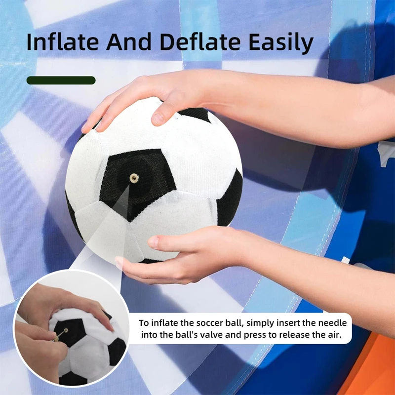 Inflatable Soccer Dart Board Set Portable Outdoor Water Toy Pool Party Game for Kids Adults Family Interactive Football Target g