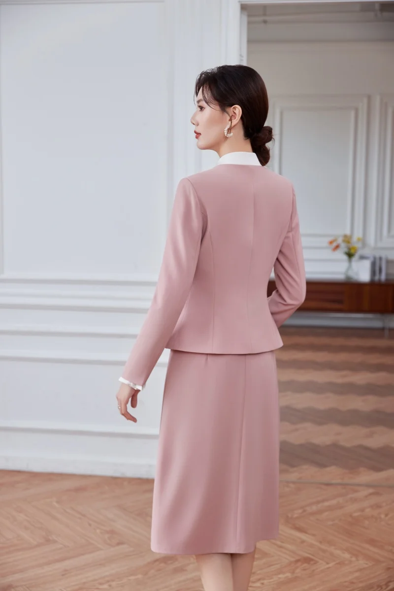 AIYSSA 2025 Fashion Business Women's Clothing, Two-piece Blazer + Long Skirt. Exquisite, Elegant, Soft and Comfortable