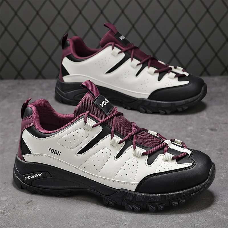 

Original Autumn Men's Hiking Shoes Outdoor Non-slip Trekking Shoes for Men Lace-Up Low Cut Climbing Sneakers Man Mountains Shoes