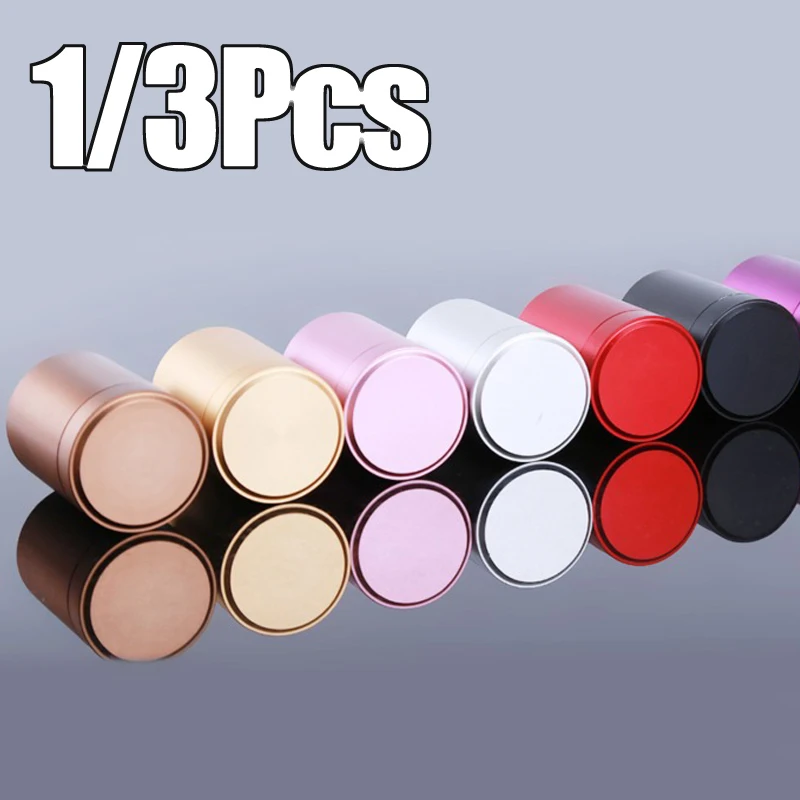 1/3Pcs Mini Metal Box Stainless Steel Tea Can Small Travel Portable Container Jar Sugar Coffee Caddy Organizer Household Storage