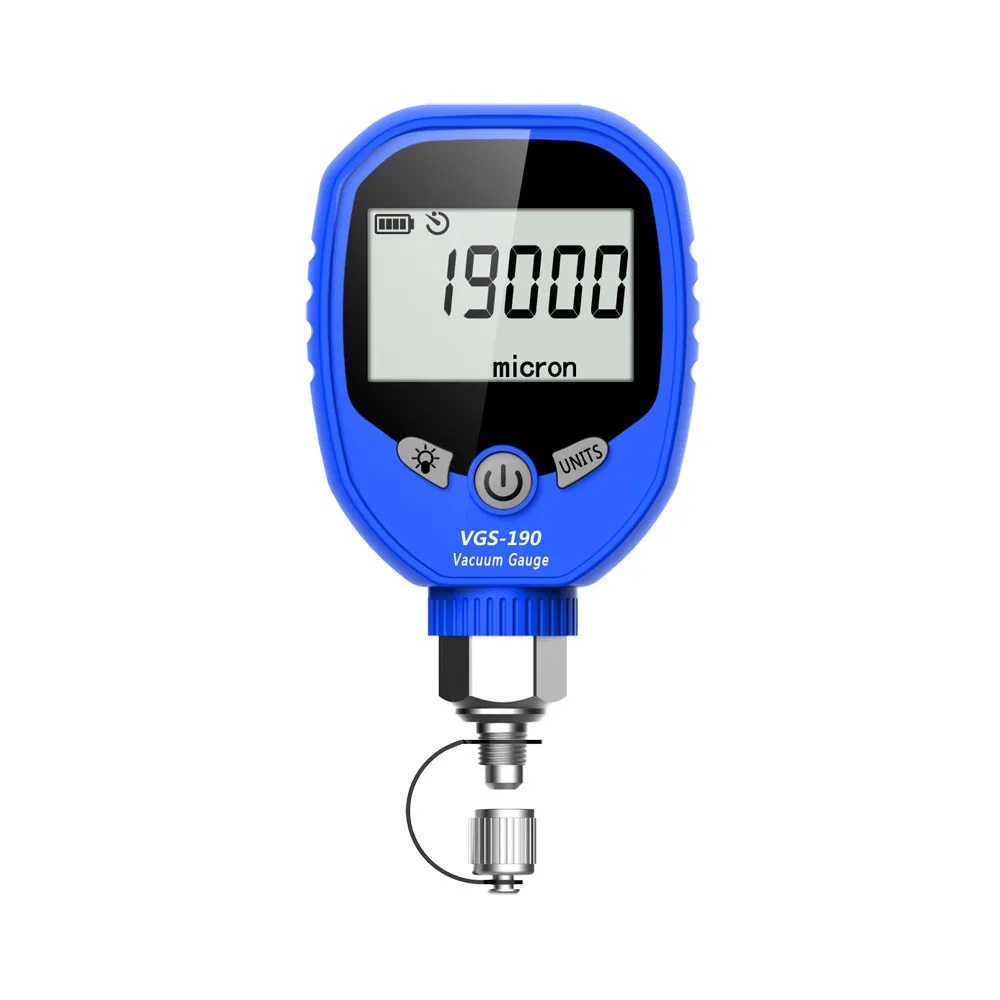 Digital Vacuum Gauge HVAC Micron  0-19000 Refrigerant Pressure  VGS-190 with 8 units