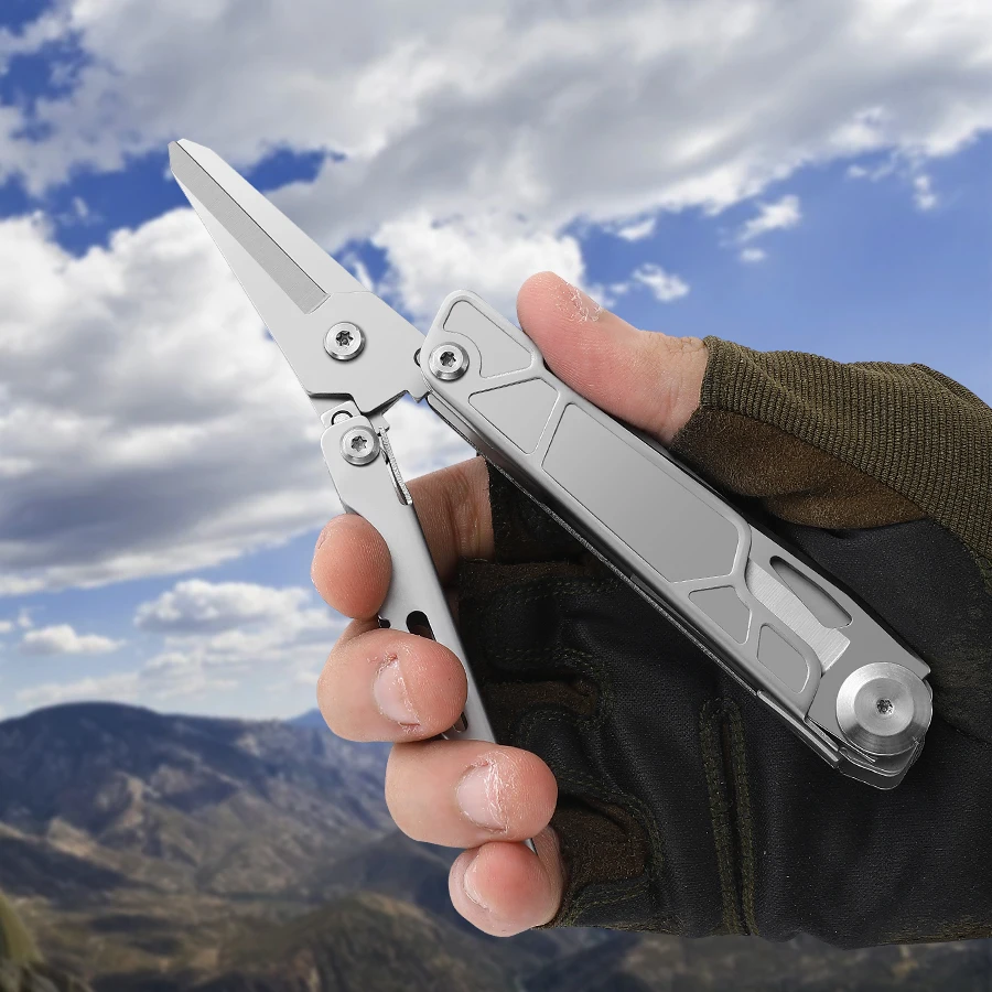 Multitool Pocket Knife for Men, Tactical Folding Multi Tool, Multipurpose Utility Plier Set, Camping Stuff, Survival, Outdoor,