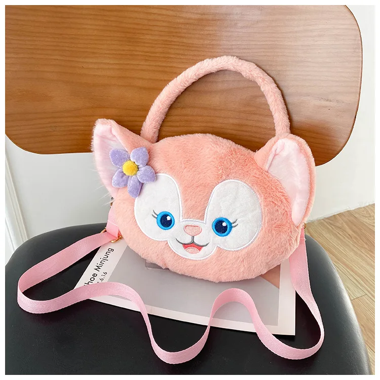 Duffy der Neue Freunde Kawaii Disney Fuchs Linabell Gestopft Plüsch Tasche Schöne Rosa Fuchs Linabell Tasche Geschenke Für Kinder Mädchen