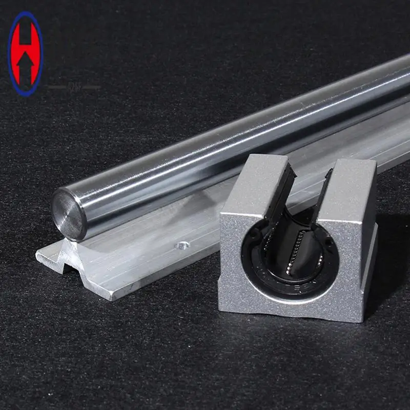 

A26F-SBR25UU Linear Ball Bearing Slider Unit, 25Mm Hole Diameter Linear Light Bearing Guide Rail Cylindrical Aluminum Bracket