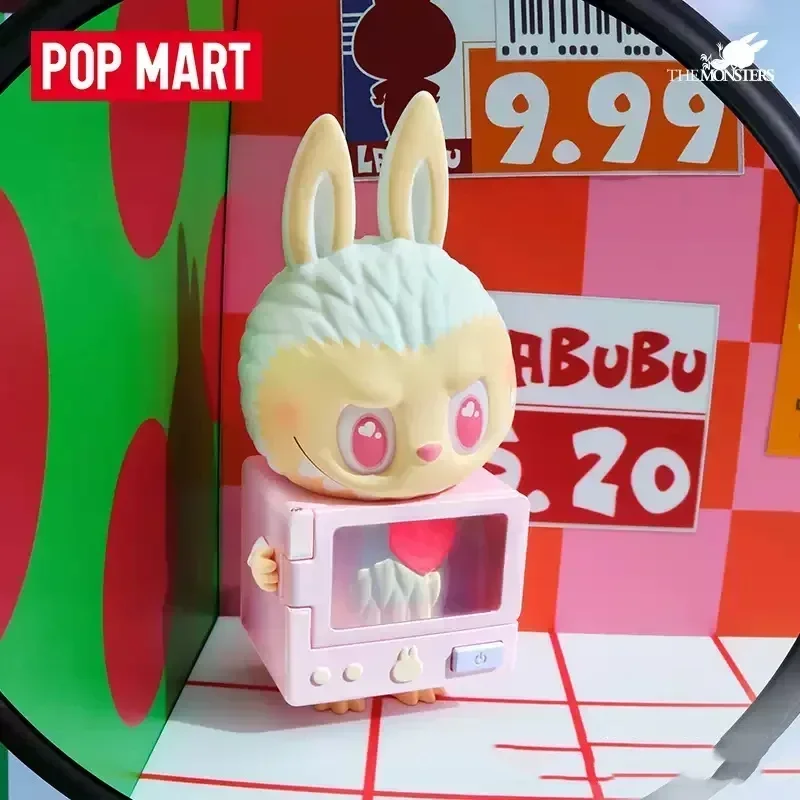PO PMART The Monsters Wacky Mart Series Anime Action Figure Blind Box Home Decor Ornament Figurines Guess Bag Model Dolls Girls