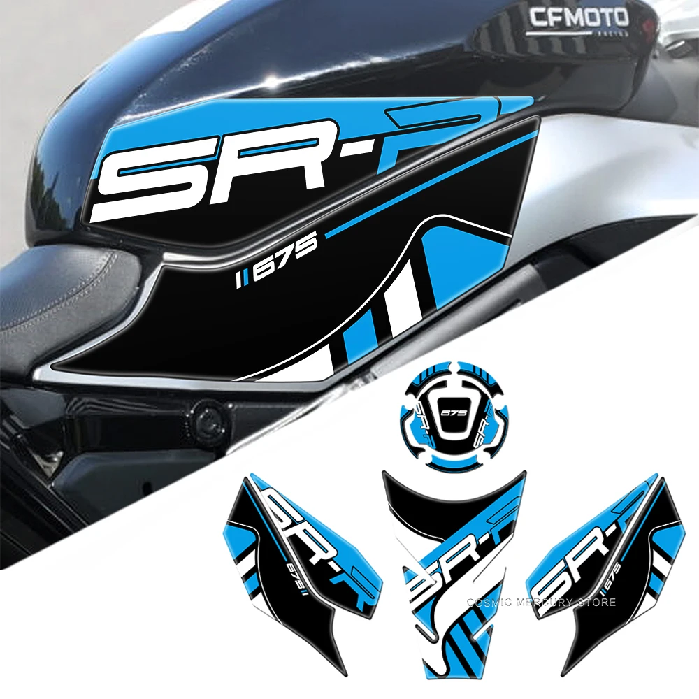 

New Motorcycle Accessories 3D Epoxy Resin Tank Pad Protection Sticker For CFMOTO 675SR-R 675sr r
