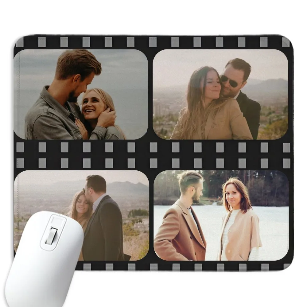Customizable Image Personalized Mouse Pad, Thick Soft Rubber Back Smooth Surface For Laptop PC, Ideal Festival Present For Gamer