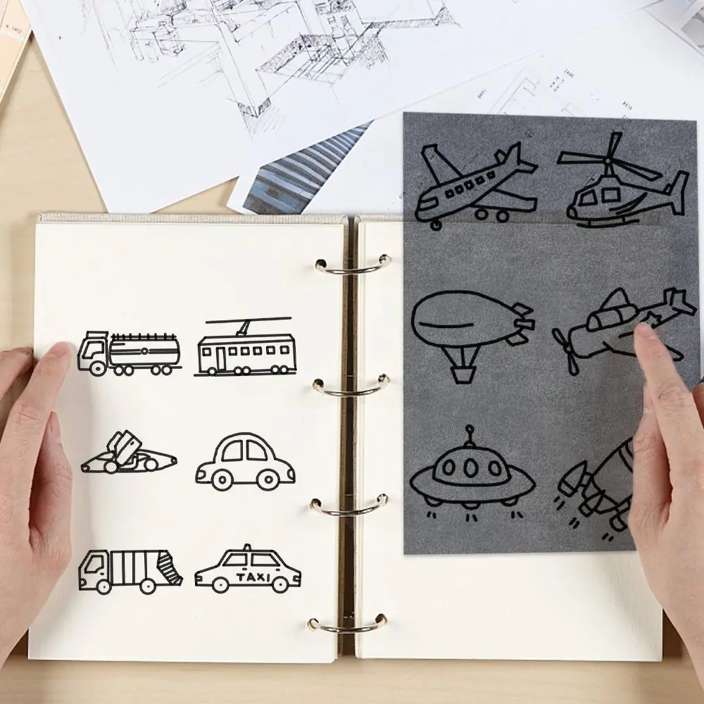 50/10Pcs Handmade Carbon Copy Paper A4 One Side Coated Tracing Paper DIY Legible Transfer Drawing Transfer Sewing Accessories