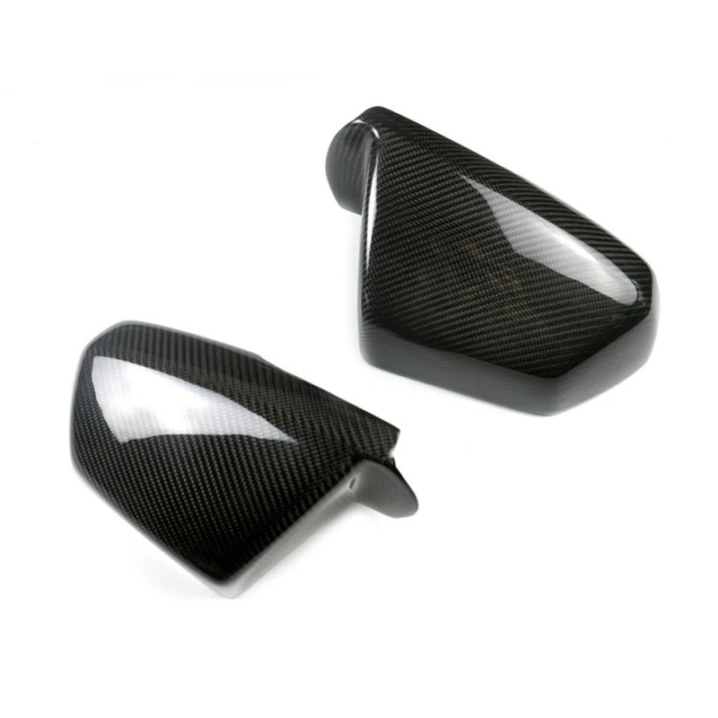 Per Cadillac CTS 2009-2013 in fibra di carbonio laterale specchietto retrovisore copertura Trim Side Wing Mirror Caps