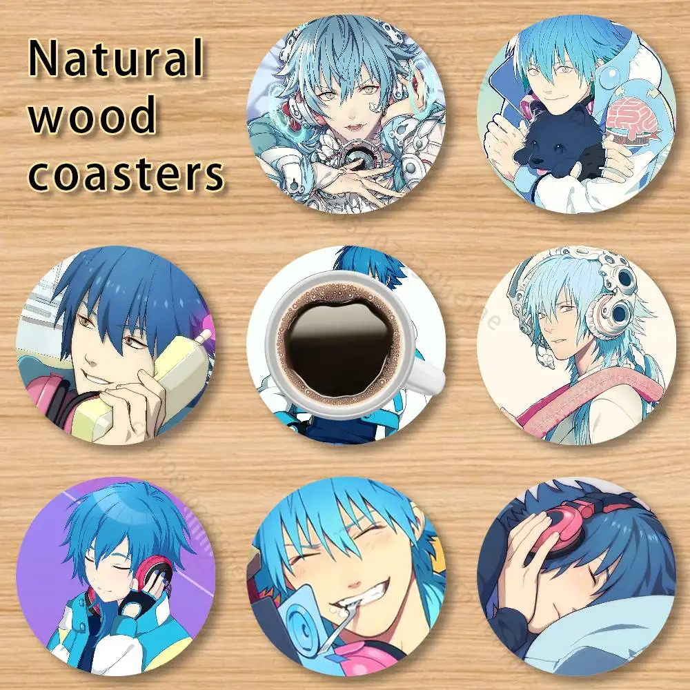 

Aoba Seragaki D-DRAMAtical wooden anti-slip coasters, suitable for home office and living room decoration