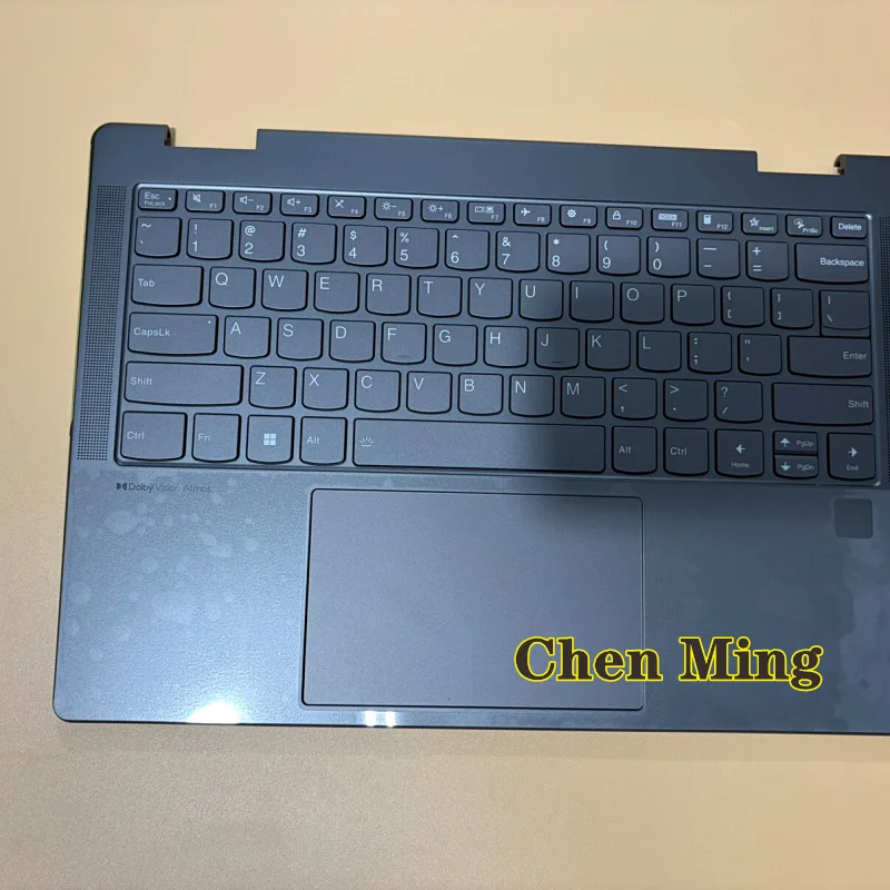 5CB1J02482 new case for lenovo Yoga 7 14IAL7 14ARB7 palmrest uppercase C-cover with keyboard touchpad US Storm Grey 82QE