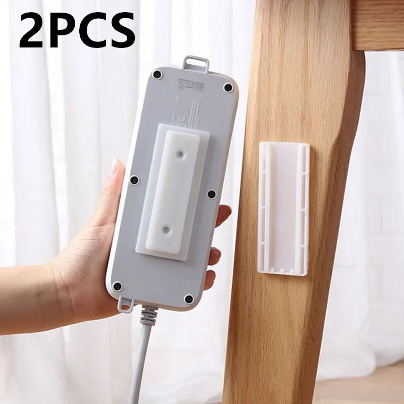 1/2/5/10PCS Selbstklebende Desktop-Steckdose Fixer Hängende Steckdosenleiste Kabel-Organizer Wandhalter Fixateur Abnehmbare Wandmontage
