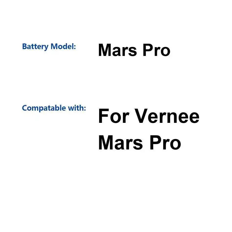 

Высокоэффективный надежный сменный аккумулятор для мобильного телефона Vernee Mars Pro 3000 мАч