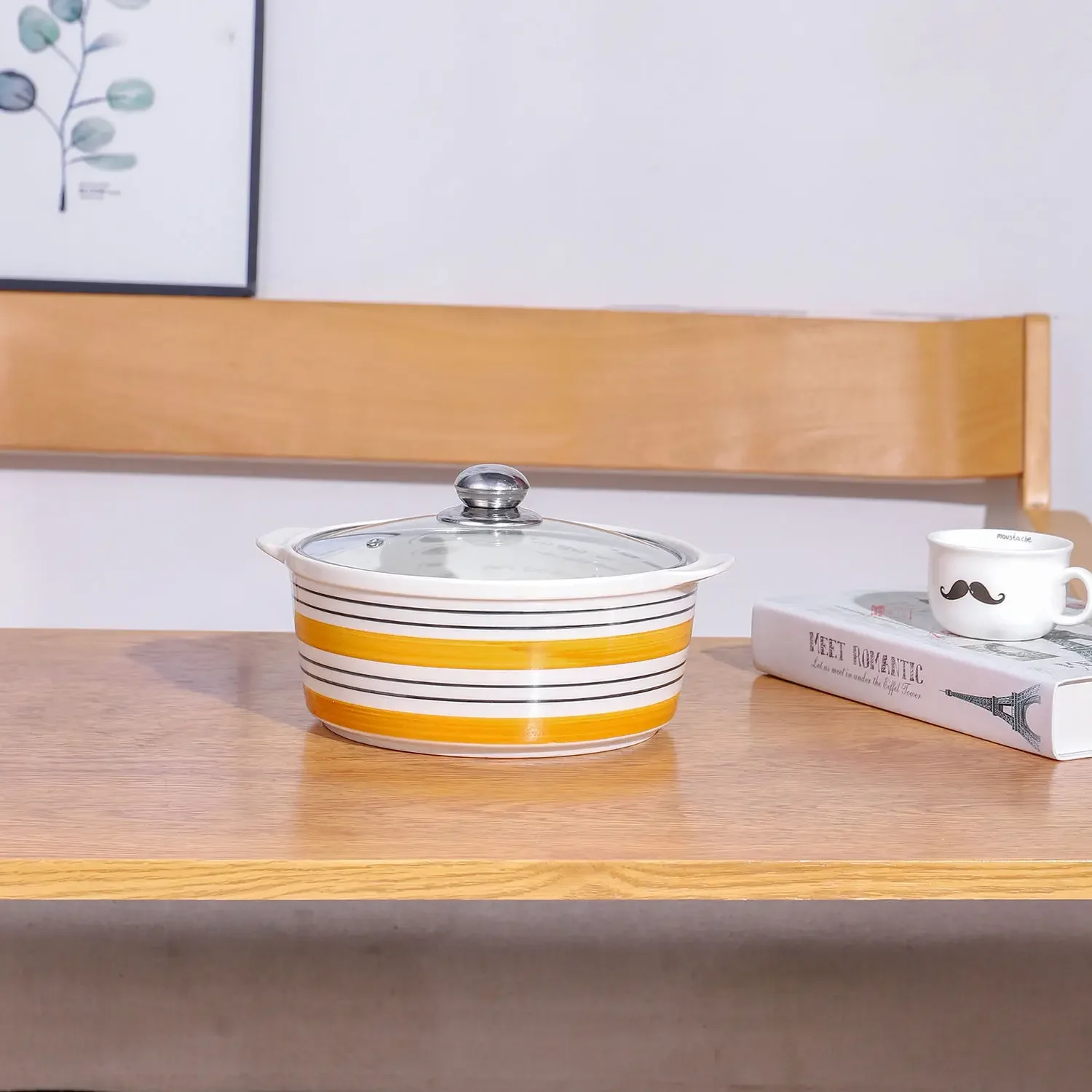 

# Wholesale New Design Ceramic Cooking Soup Pot Round Ceramic Food Warm Pot Soup Pot With Lid #