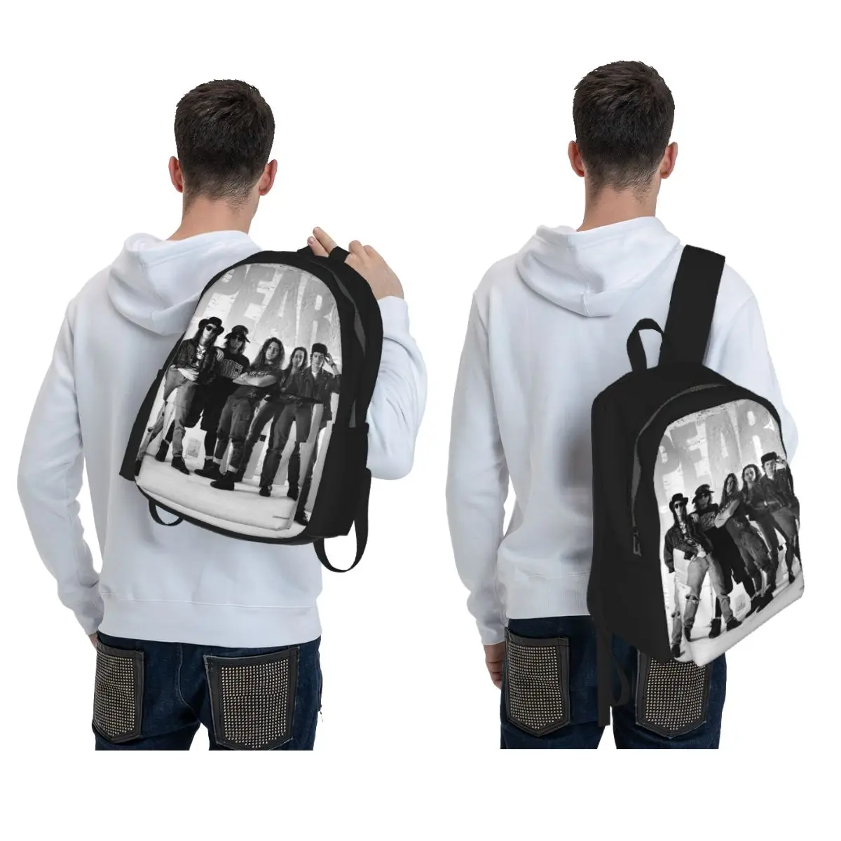 Pearls Jam Band 2024 World Tour Rock Concert Backpack Boys Girls BookBag Children School Bag Laptop Shoulder Bags for Men Women